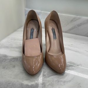 EUC Nude Prada pumps size 37.5